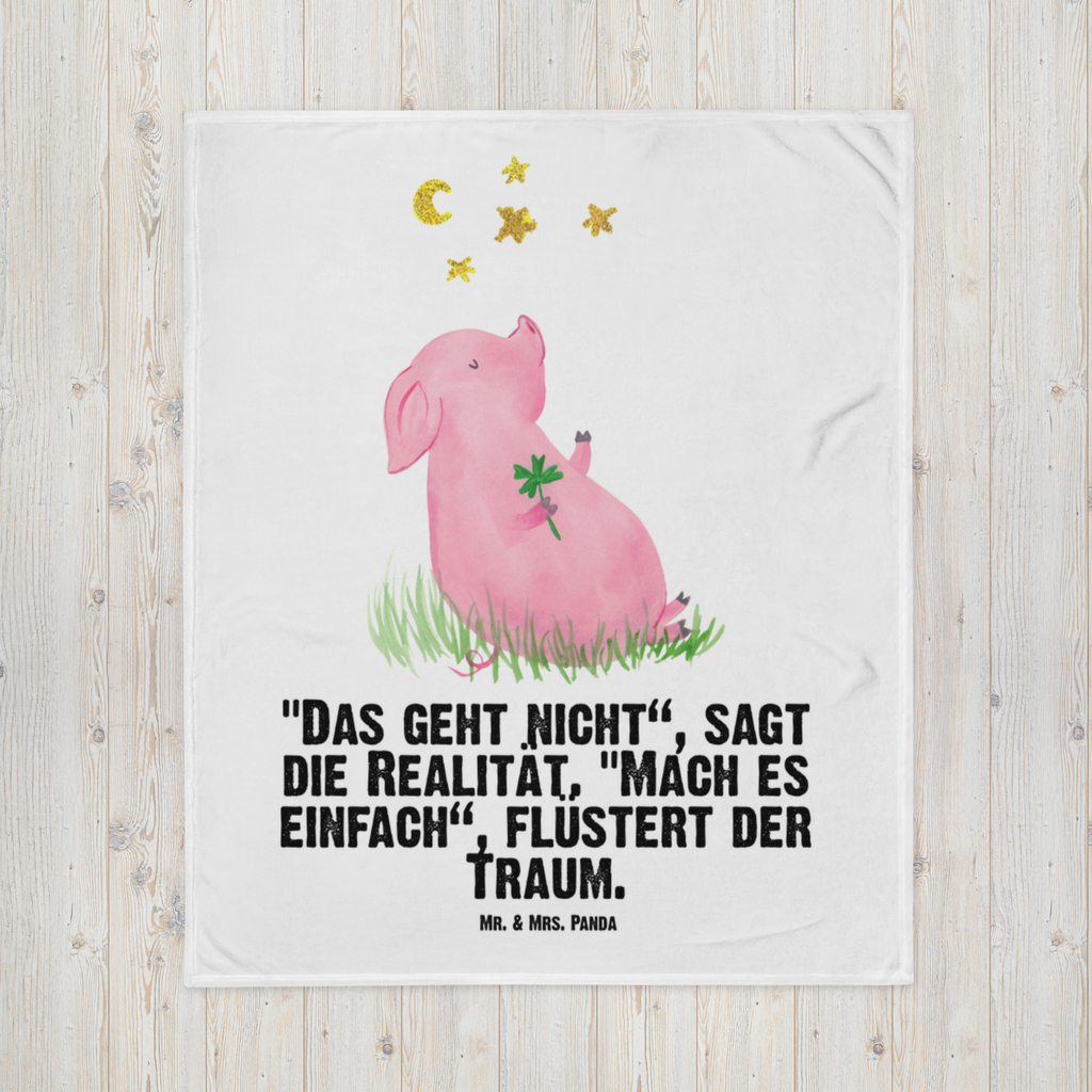 Babydecke Glücksschwein Glücksschwein. Glück, Schwein, Schweinchen, Sterne, Sernchen, Ziele, Träume, Motivation, Glücksbringer Babydecke, Babygeschenk, Geschenk Geburt, Babyecke Kuscheldecke, Krabbeldecke  süße Tiermotive, gute Laune, lustige Sprüche, Tiere