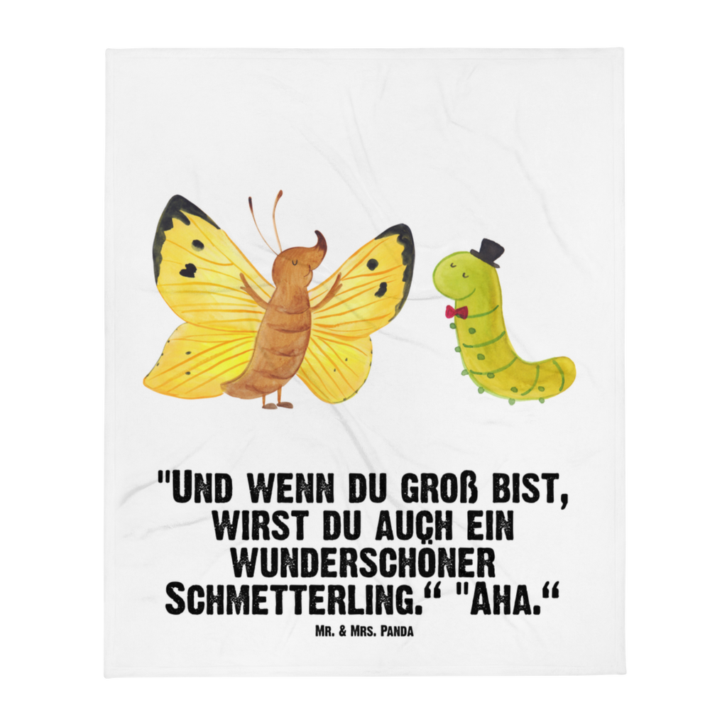 Babydecke Raupe & Schmetterling Raupe, Schmetterling, Zitronenfalter, Entwicklung, Erwachsen werden, Kokon, Hut, Hütchen, Schönheit, Aufwachsen, Babydecke, Babygeschenk, Geschenk Geburt, Babyecke Kuscheldecke, Krabbeldecke  süße Tiermotive, gute Laune, lustige Sprüche, Tiere