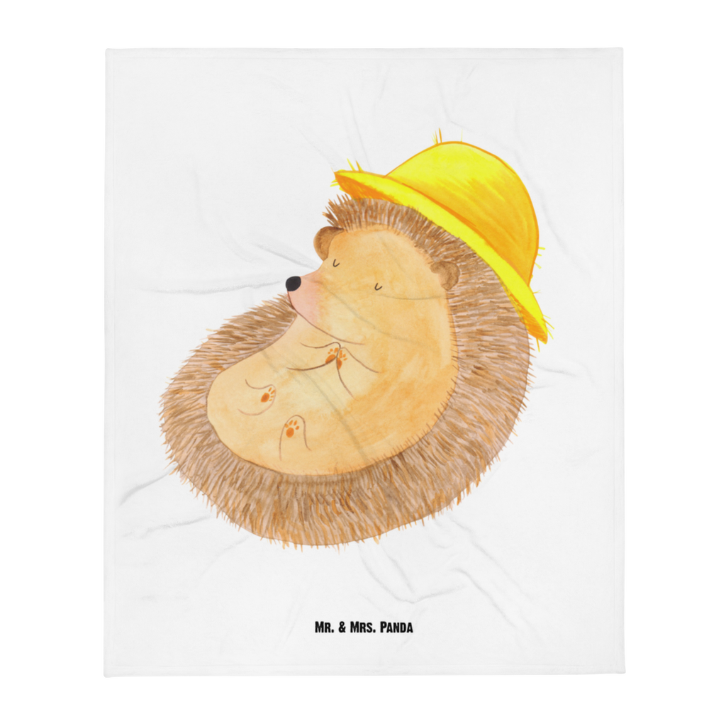 Babydecke Igel betet Igel, Igel mit Hut, Sonnenhut, Gott, Amen, beten, Leben, Dankbarkeit, Dankbar sein, dankbar, genießen Babydecke, Babygeschenk, Geschenk Geburt, Babyecke Kuscheldecke, Krabbeldecke  süße Tiermotive, gute Laune, lustige Sprüche, Tiere