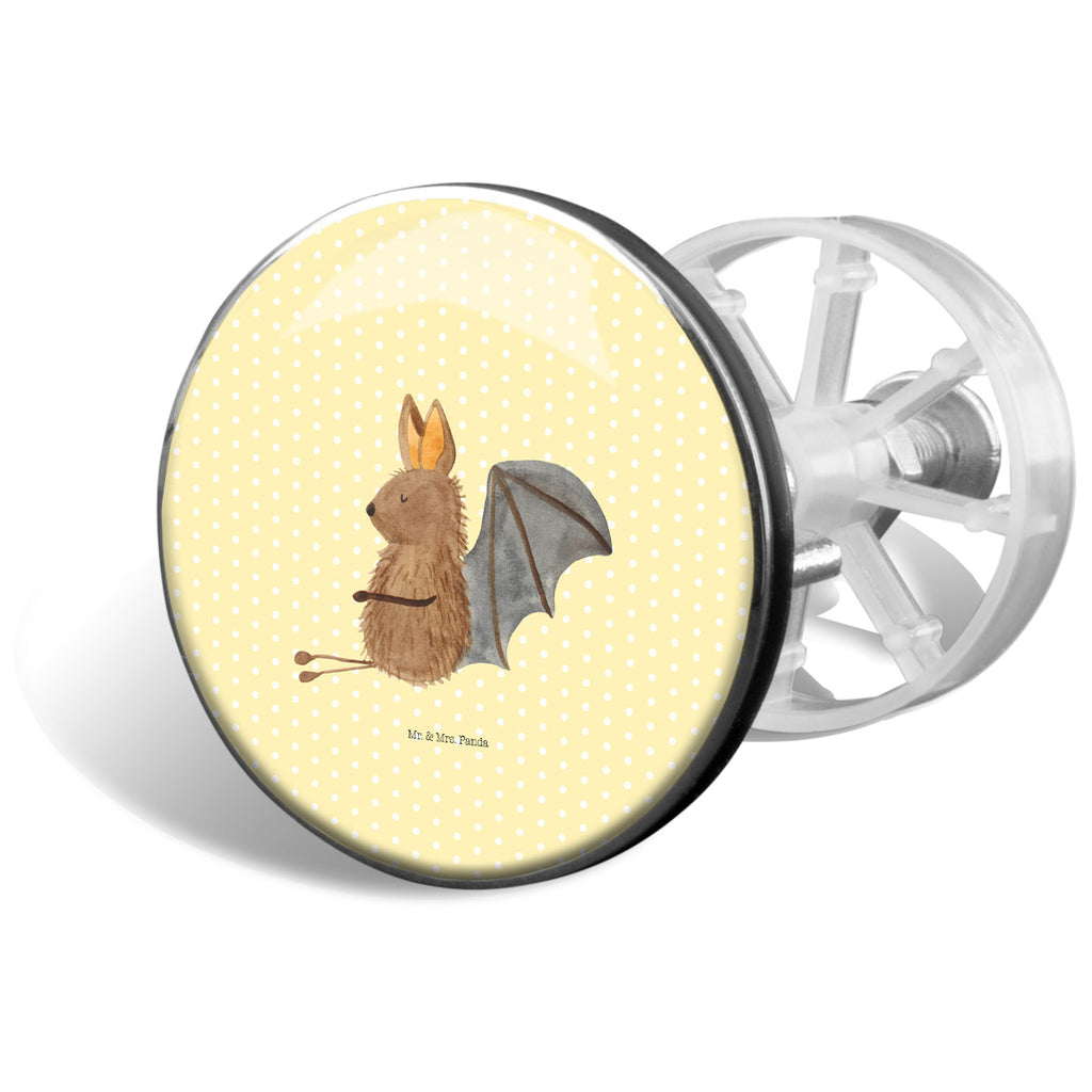 Waschbecken Stöpsel Fledermaus sitzend Fledermaus, Fledermäuse, Motivation, entspannen Abflussstöpsel, Stöpsel, Waschbecken, Ablaufgarnitur, Waschbecken Stopfen  süße Tiermotive, gute Laune, lustige Sprüche, Tiere