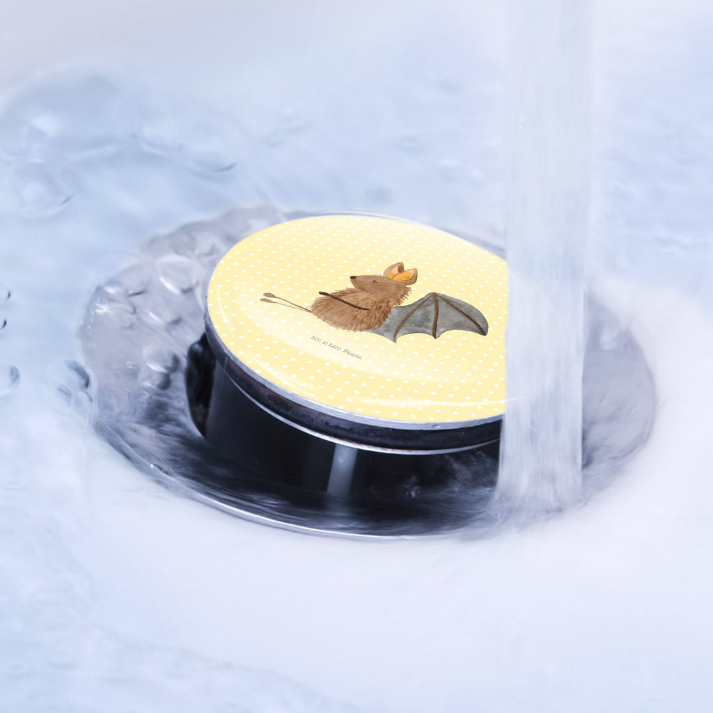 Waschbecken Stöpsel Fledermaus sitzend Fledermaus, Fledermäuse, Motivation, entspannen Abflussstöpsel, Stöpsel, Waschbecken, Ablaufgarnitur, Waschbecken Stopfen  süße Tiermotive, gute Laune, lustige Sprüche, Tiere
