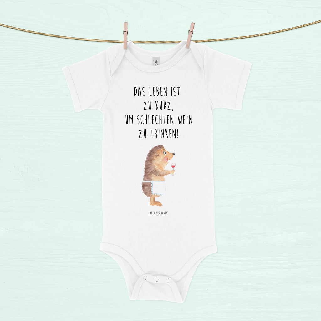 Organic Baby Body Igel mit Wein Wein Spruch, Igel, Geschenk Weintrinker, Geschenk Weinliebhaber, Wein Deko, Weinglas, Rotwein, Weißwein, Wein trinken Babykleidung, Babystrampler, Strampler, Wickelbody,  Baby Erstausstattung   süße Tiermotive, gute Laune, lustige Sprüche, Tiere
