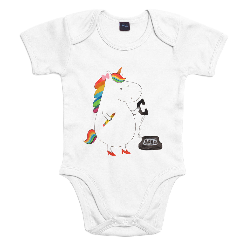 Organic Baby Body Einhorn Sekretärin