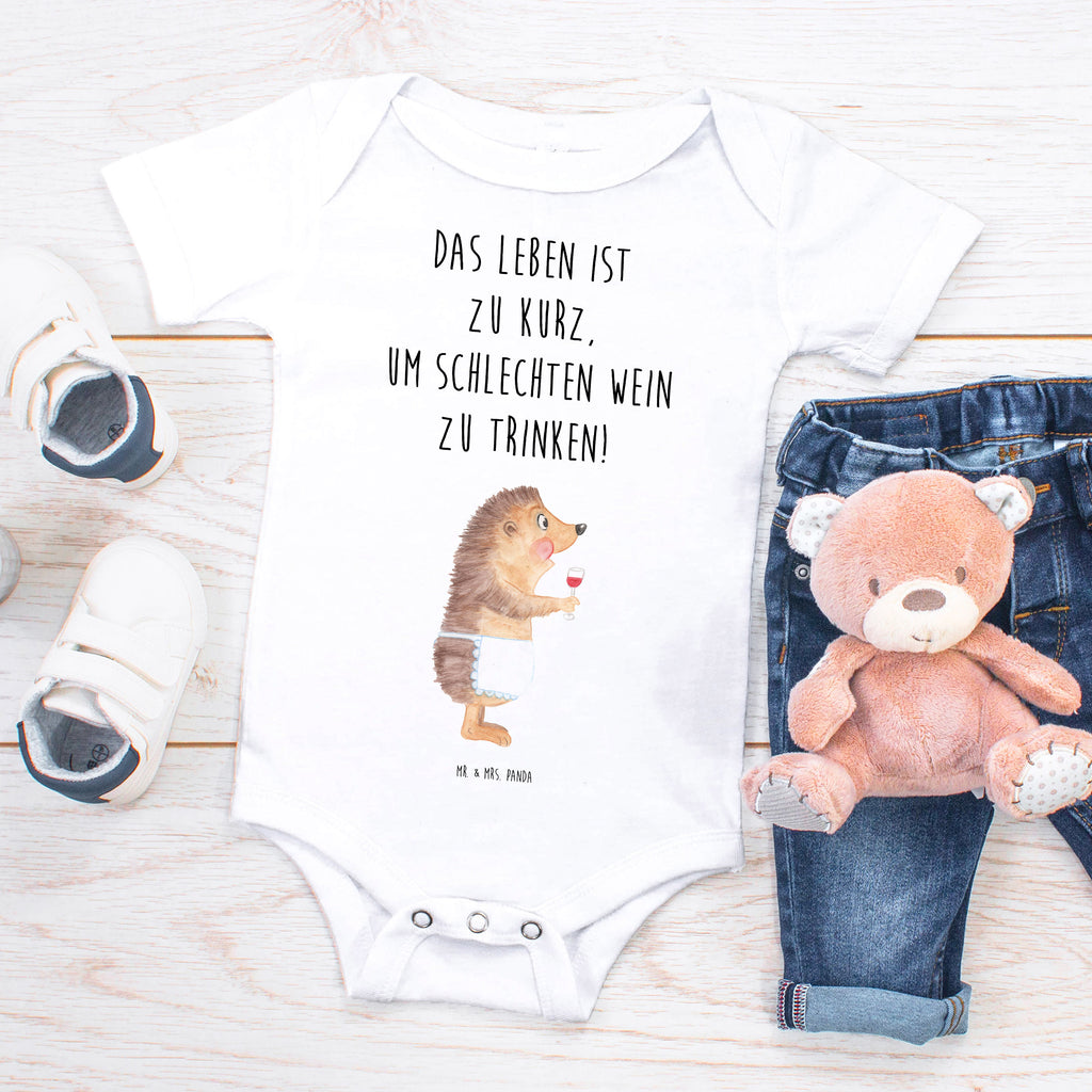 Organic Baby Body Igel mit Wein Wein Spruch, Igel, Geschenk Weintrinker, Geschenk Weinliebhaber, Wein Deko, Weinglas, Rotwein, Weißwein, Wein trinken Babykleidung, Babystrampler, Strampler, Wickelbody,  Baby Erstausstattung   süße Tiermotive, gute Laune, lustige Sprüche, Tiere