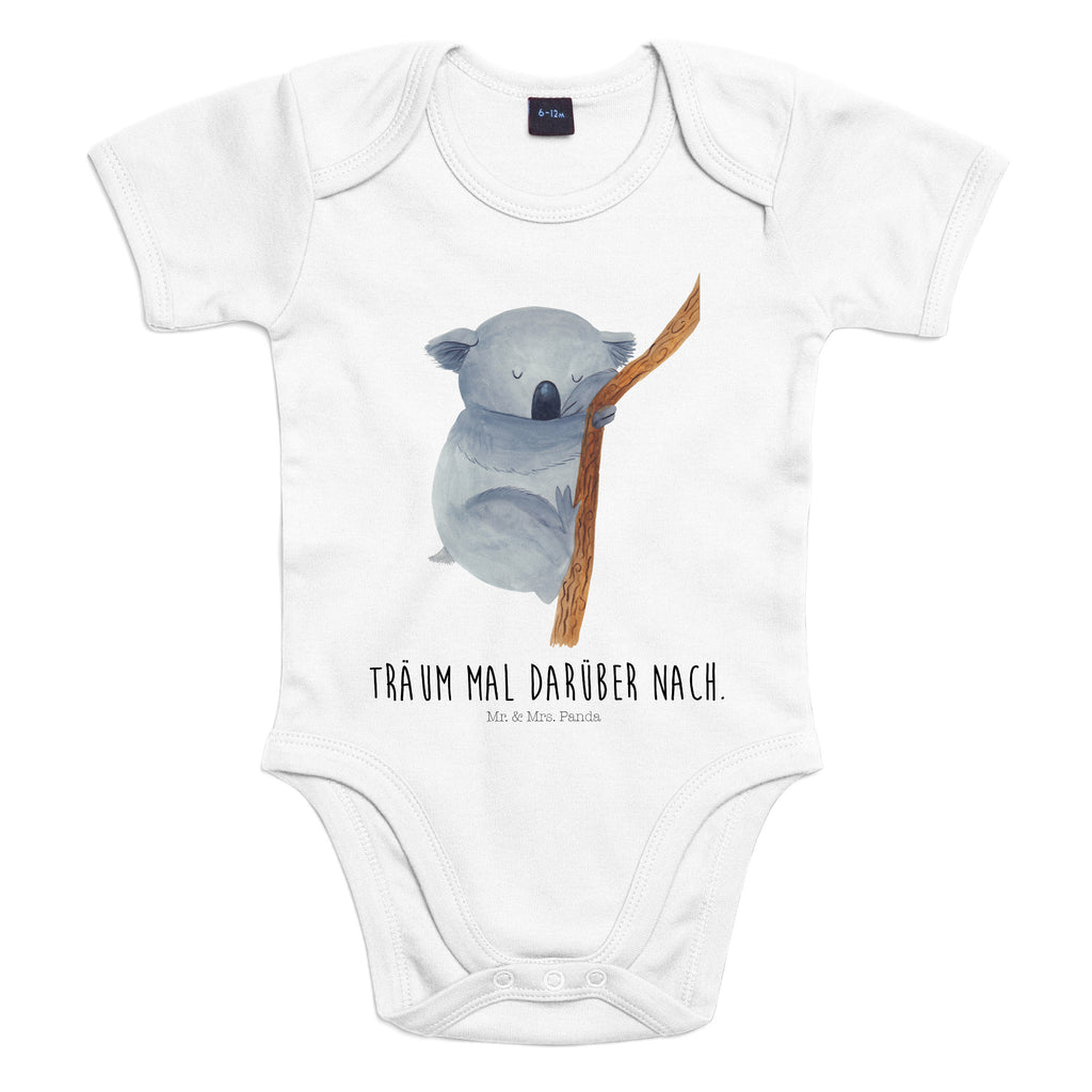 Organic Baby Body Koalabär Babykleidung, Babystrampler, Strampler, Wickelbody, Baby Erstausstattung, Junge, Mädchen, süße Tiermotive, gute Laune, lustige Sprüche, Tiere, Koala, träumen, Traum, schlafen, Schlafzimmer, Traumland, Bär, Koalabär