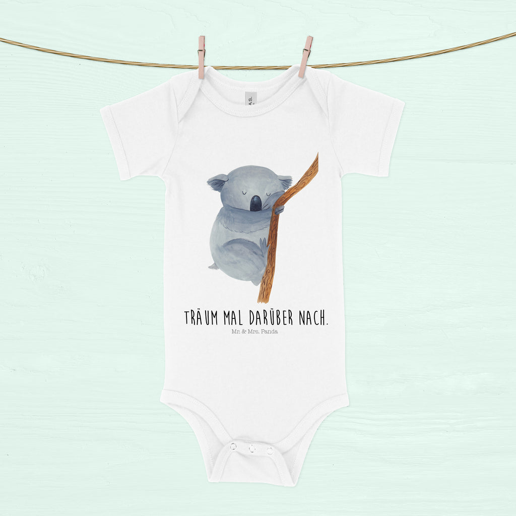 Organic Baby Body Koalabär Babykleidung, Babystrampler, Strampler, Wickelbody, Baby Erstausstattung, Junge, Mädchen, süße Tiermotive, gute Laune, lustige Sprüche, Tiere, Koala, träumen, Traum, schlafen, Schlafzimmer, Traumland, Bär, Koalabär