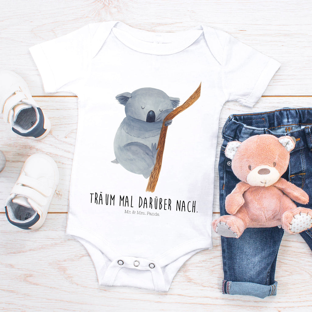 Organic Baby Body Koalabär Babykleidung, Babystrampler, Strampler, Wickelbody, Baby Erstausstattung, Junge, Mädchen, süße Tiermotive, gute Laune, lustige Sprüche, Tiere, Koala, träumen, Traum, schlafen, Schlafzimmer, Traumland, Bär, Koalabär