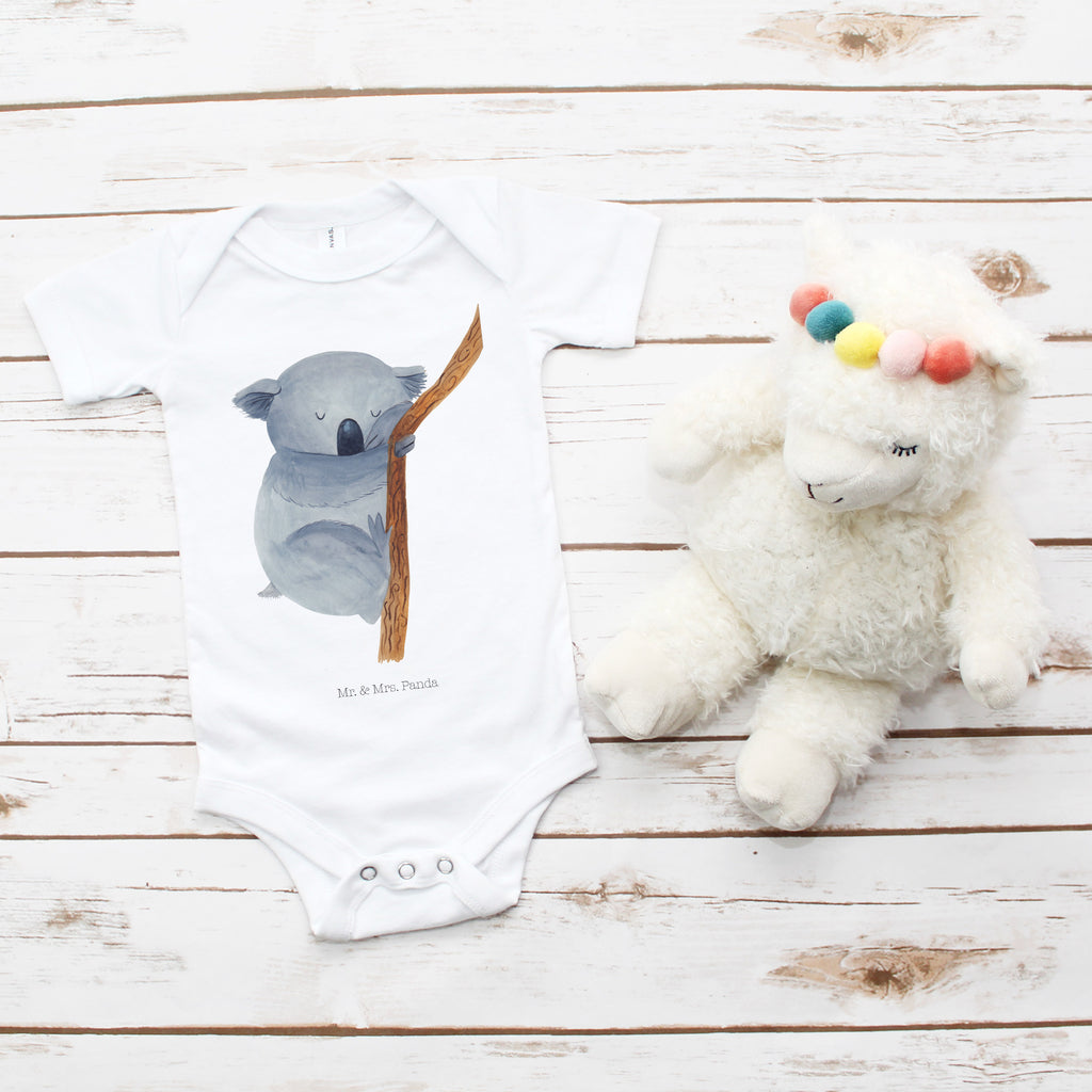 Organic Baby Body Koalabär Babykleidung, Babystrampler, Strampler, Wickelbody, Baby Erstausstattung, Junge, Mädchen, süße Tiermotive, gute Laune, lustige Sprüche, Tiere, Koala, träumen, Traum, schlafen, Schlafzimmer, Traumland, Bär, Koalabär