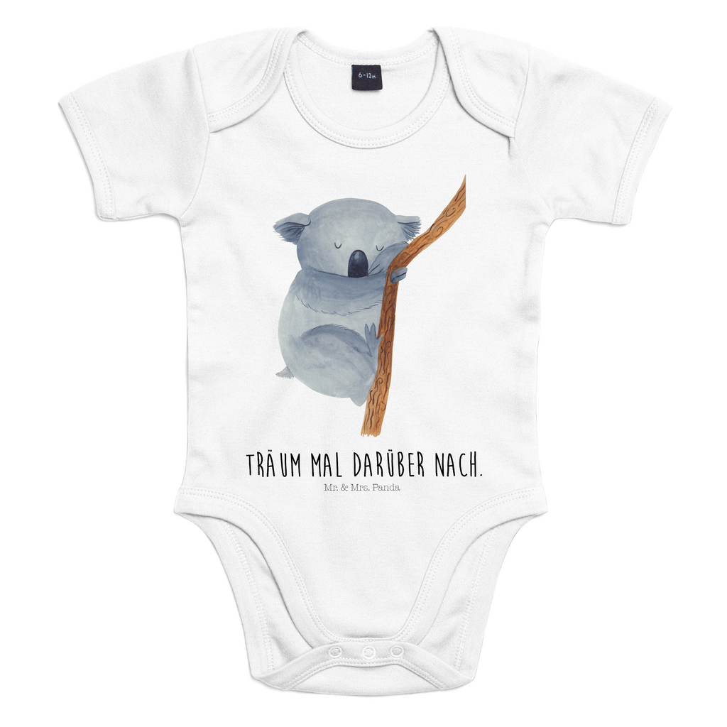 Organic Baby Body Koalabär Babykleidung, Babystrampler, Strampler, Wickelbody, Baby Erstausstattung, Junge, Mädchen, süße Tiermotive, gute Laune, lustige Sprüche, Tiere, Koala, träumen, Traum, schlafen, Schlafzimmer, Traumland, Bär, Koalabär
