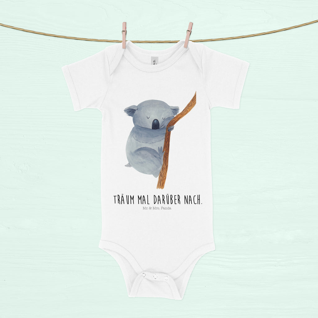 Organic Baby Body Koalabär Babykleidung, Babystrampler, Strampler, Wickelbody, Baby Erstausstattung, Junge, Mädchen, süße Tiermotive, gute Laune, lustige Sprüche, Tiere, Koala, träumen, Traum, schlafen, Schlafzimmer, Traumland, Bär, Koalabär