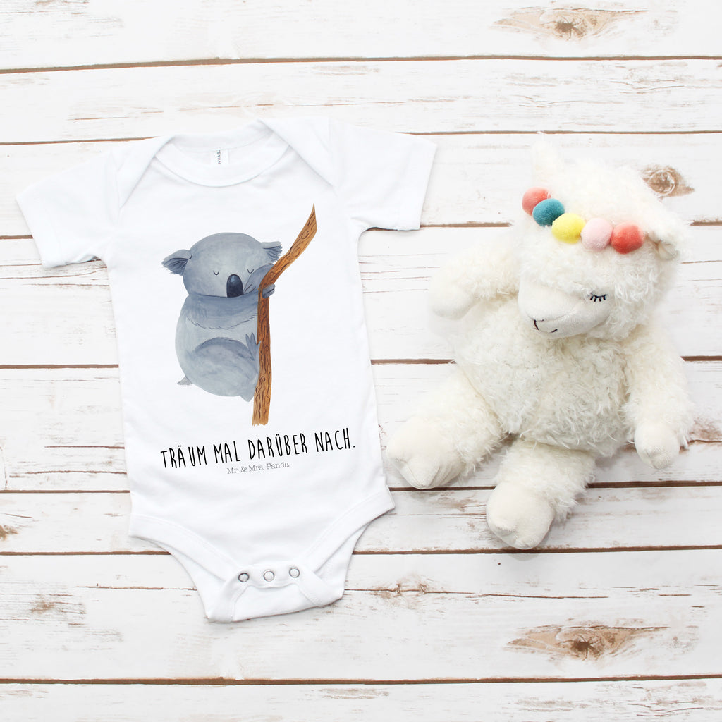 Organic Baby Body Koalabär Babykleidung, Babystrampler, Strampler, Wickelbody, Baby Erstausstattung, Junge, Mädchen, süße Tiermotive, gute Laune, lustige Sprüche, Tiere, Koala, träumen, Traum, schlafen, Schlafzimmer, Traumland, Bär, Koalabär
