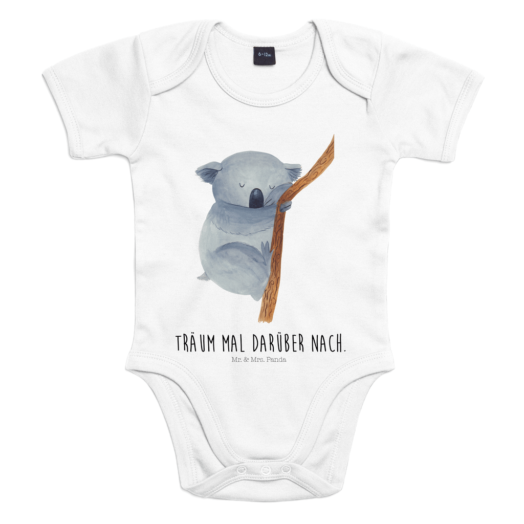 Organic Baby Body Koalabär Babykleidung, Babystrampler, Strampler, Wickelbody, Baby Erstausstattung, Junge, Mädchen, süße Tiermotive, gute Laune, lustige Sprüche, Tiere, Koala, träumen, Traum, schlafen, Schlafzimmer, Traumland, Bär, Koalabär