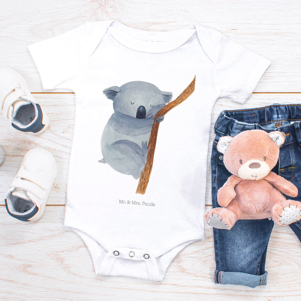 Organic Baby Body Koalabär Babykleidung, Babystrampler, Strampler, Wickelbody, Baby Erstausstattung, Junge, Mädchen, süße Tiermotive, gute Laune, lustige Sprüche, Tiere, Koala, träumen, Traum, schlafen, Schlafzimmer, Traumland, Bär, Koalabär