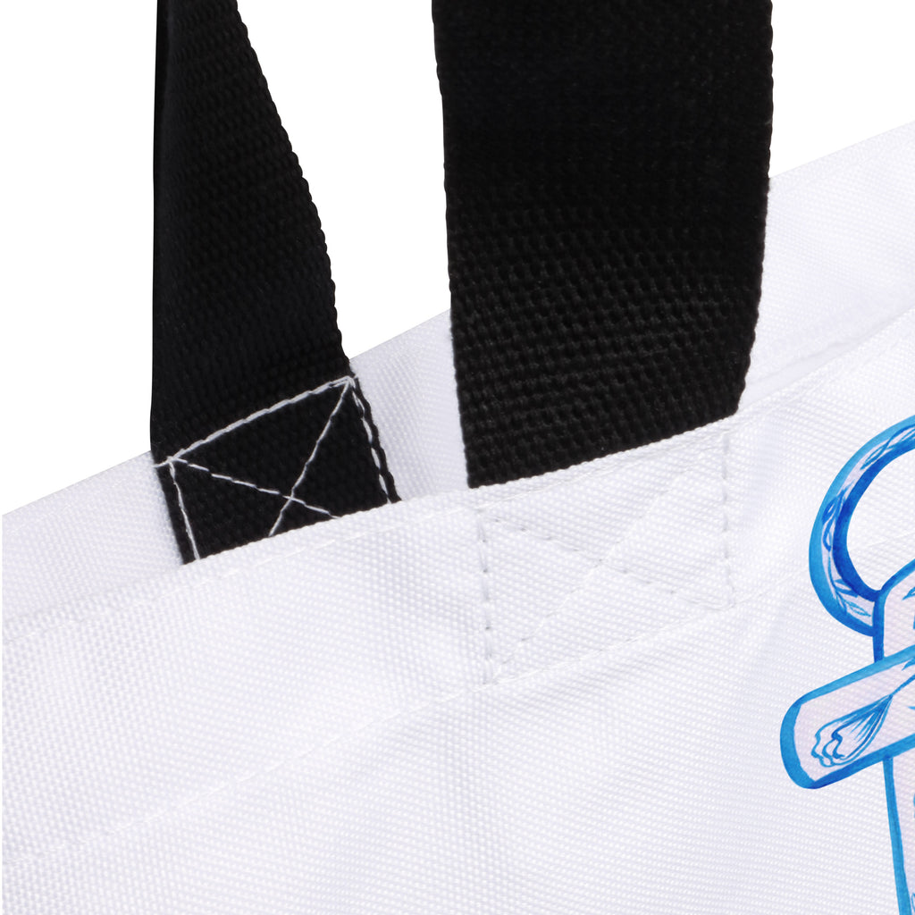 Shopper Anker Blau  Beutel, Einkaufstasche, Tasche, Strandtasche, Einkaufsbeutel  süße Tiermotive, gute Laune, lustige Sprüche, Tiere