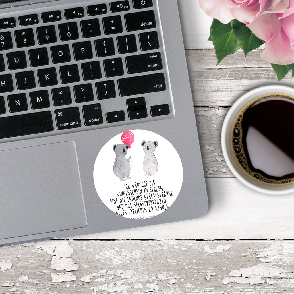 Rund Aufkleber Koala Luftballon