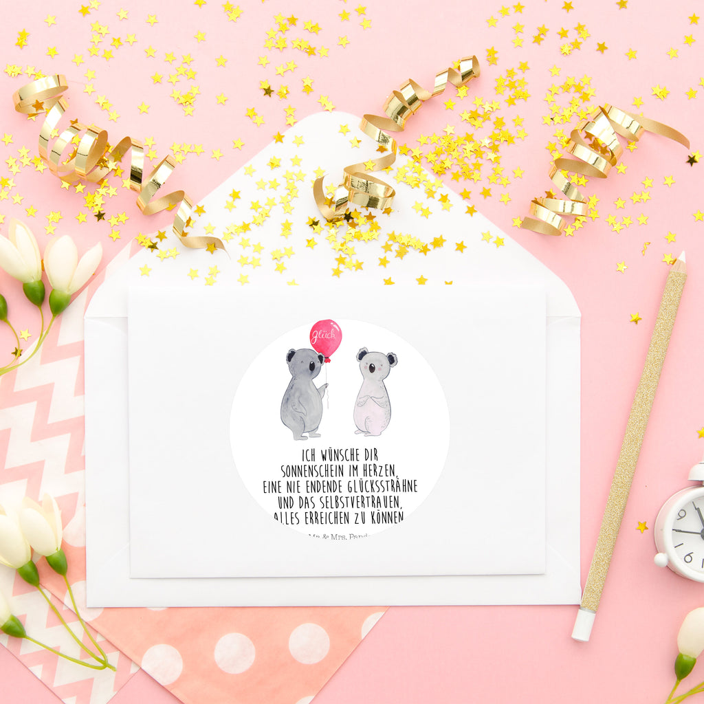 Rund Aufkleber Koala Luftballon