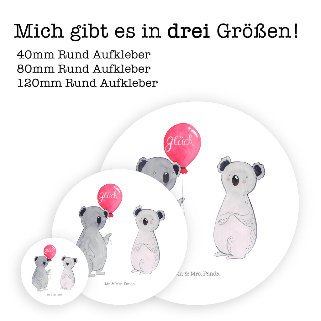 Rund Aufkleber Koala Luftballon