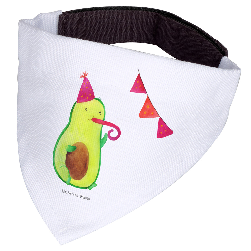 Hundehalstuch Avocado Party Time