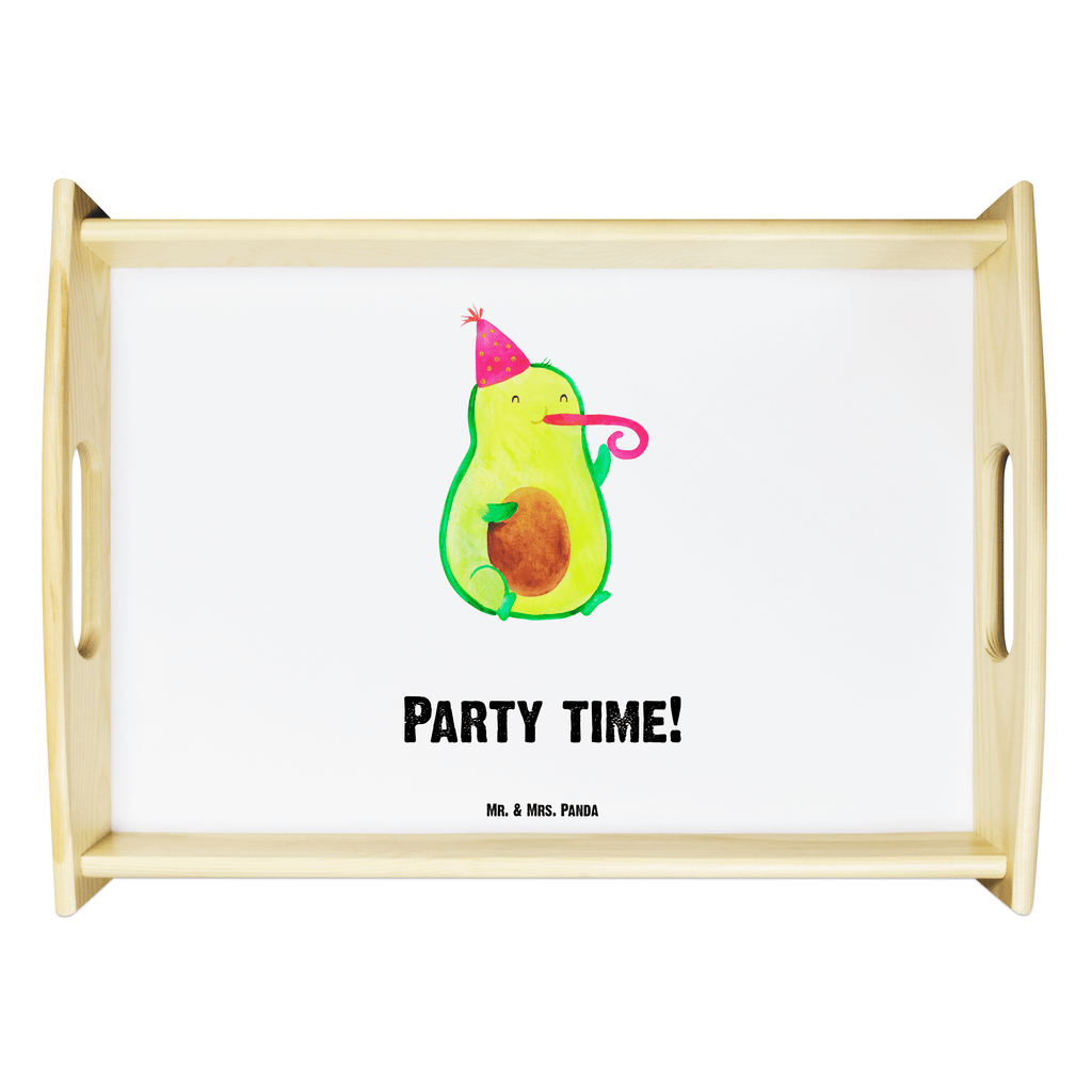 Serviertablett Avocado Party Time Tablett, Holztablett, Küchentablett, Dekotablett, Frühstückstablett, Avocado, Veggie, Vegan, Gesund