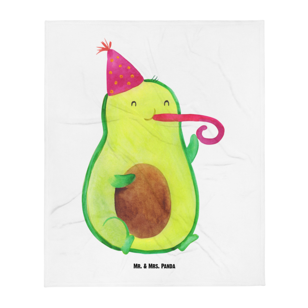 Babydecke Avocado Party Time Babydecke, Babygeschenk, Geschenk Geburt, Babyecke Kuscheldecke, Krabbeldecke, Avocado, Veggie, Vegan, Gesund