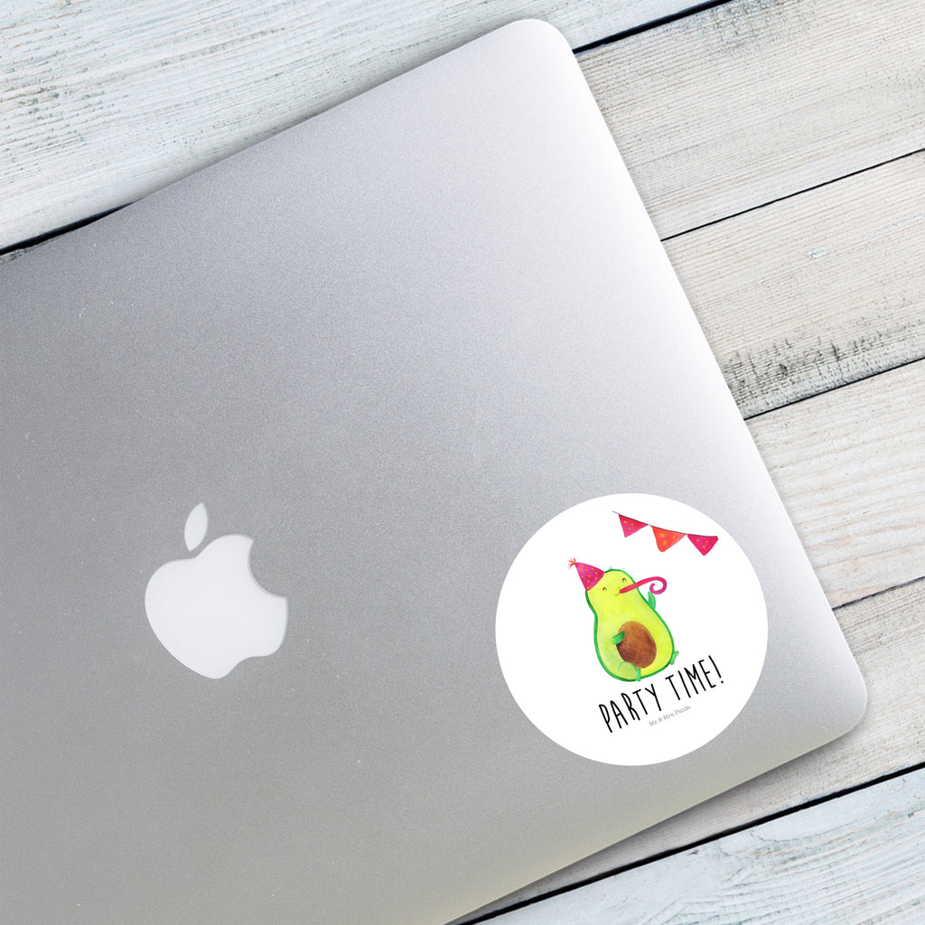Rund Aufkleber Avocado Party Time