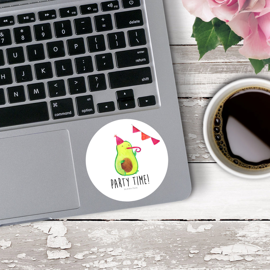 Rund Aufkleber Avocado Party Time