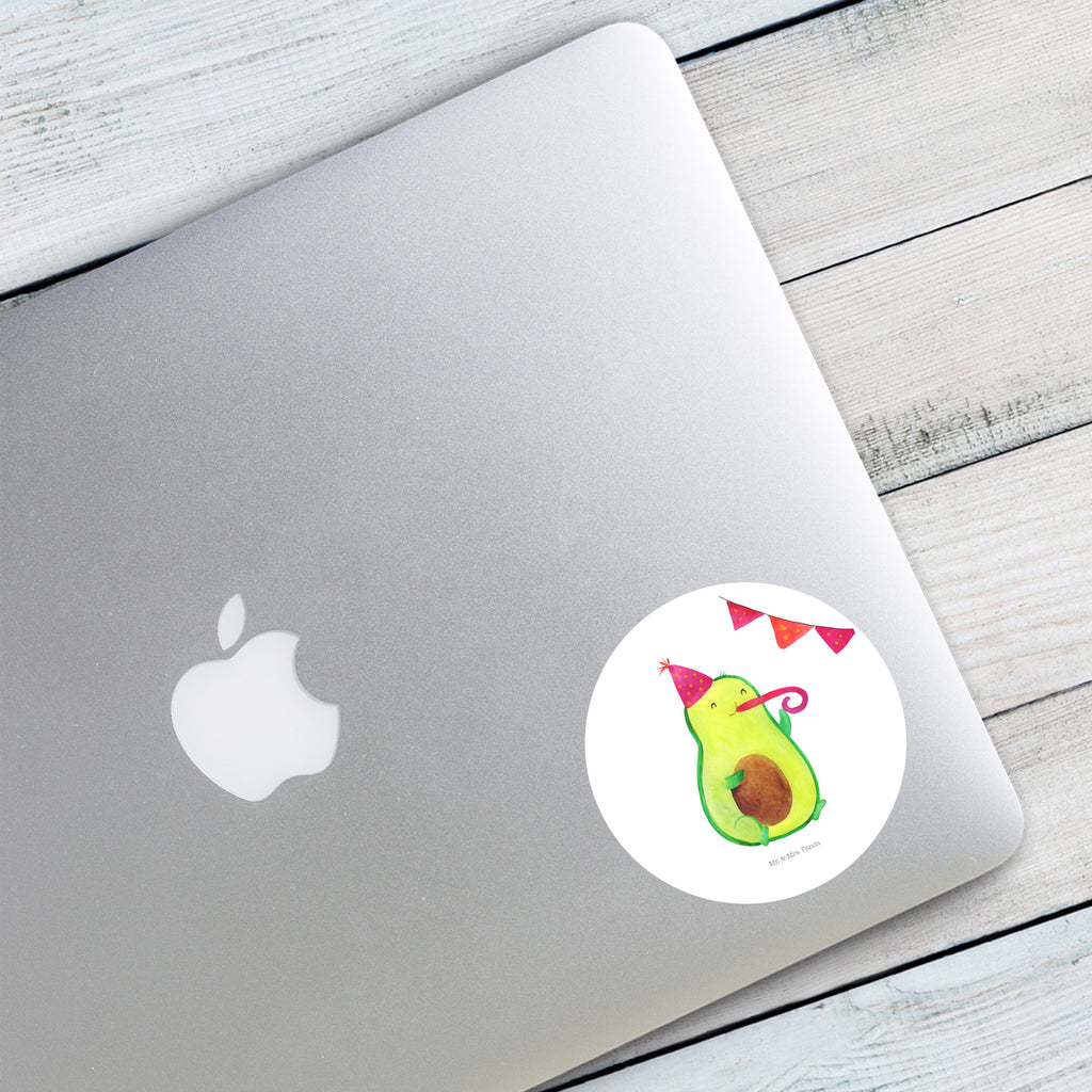 Rund Aufkleber Avocado Party Time