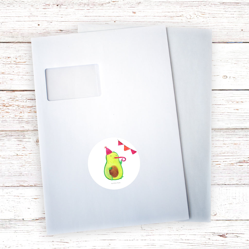 Rund Aufkleber Avocado Party Time