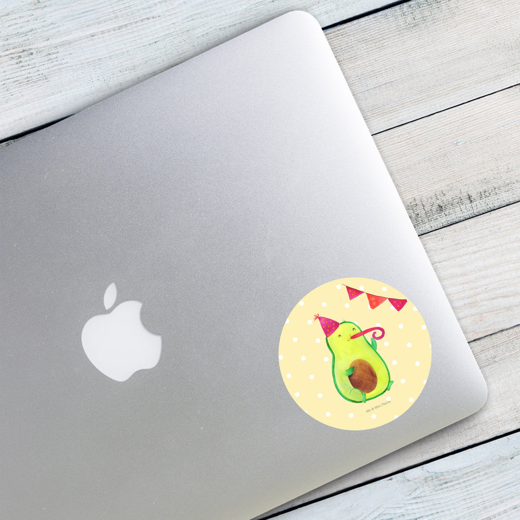 Rund Aufkleber Avocado Party Time