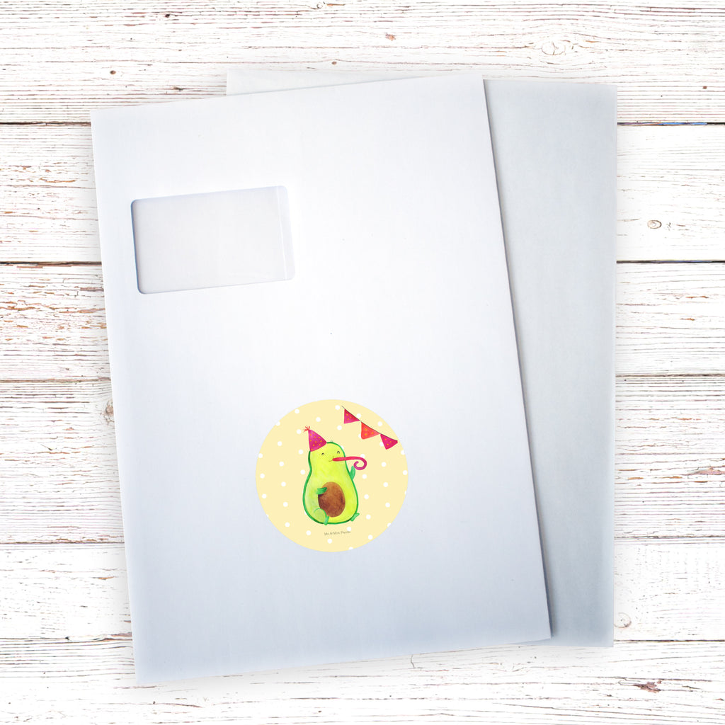 Rund Aufkleber Avocado Party Time