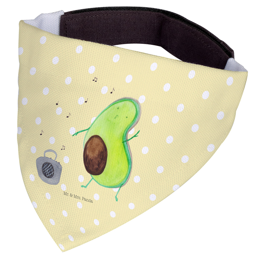 Hundehalstuch Avocado tanzt