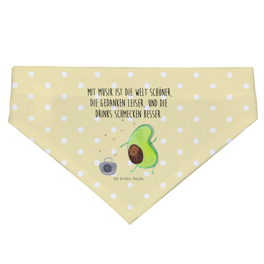 Hundehalstuch Avocado tanzt