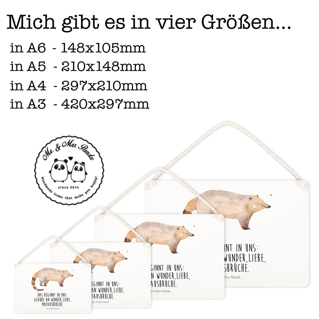 Deko Schild Nasenbaer Nasenbär, Nasenbären, Rüsselbär, Bär, Schild, Türschild, Holzschild, Wandschild, Wanddeko  süße Tiermotive, gute Laune, lustige Sprüche, Tiere