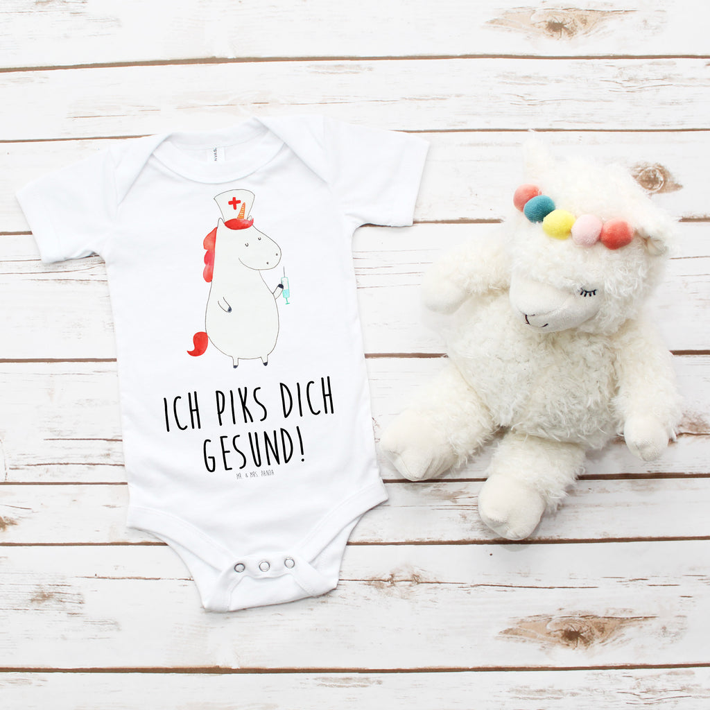 Organic Baby Body Einhorn Krankenschwester