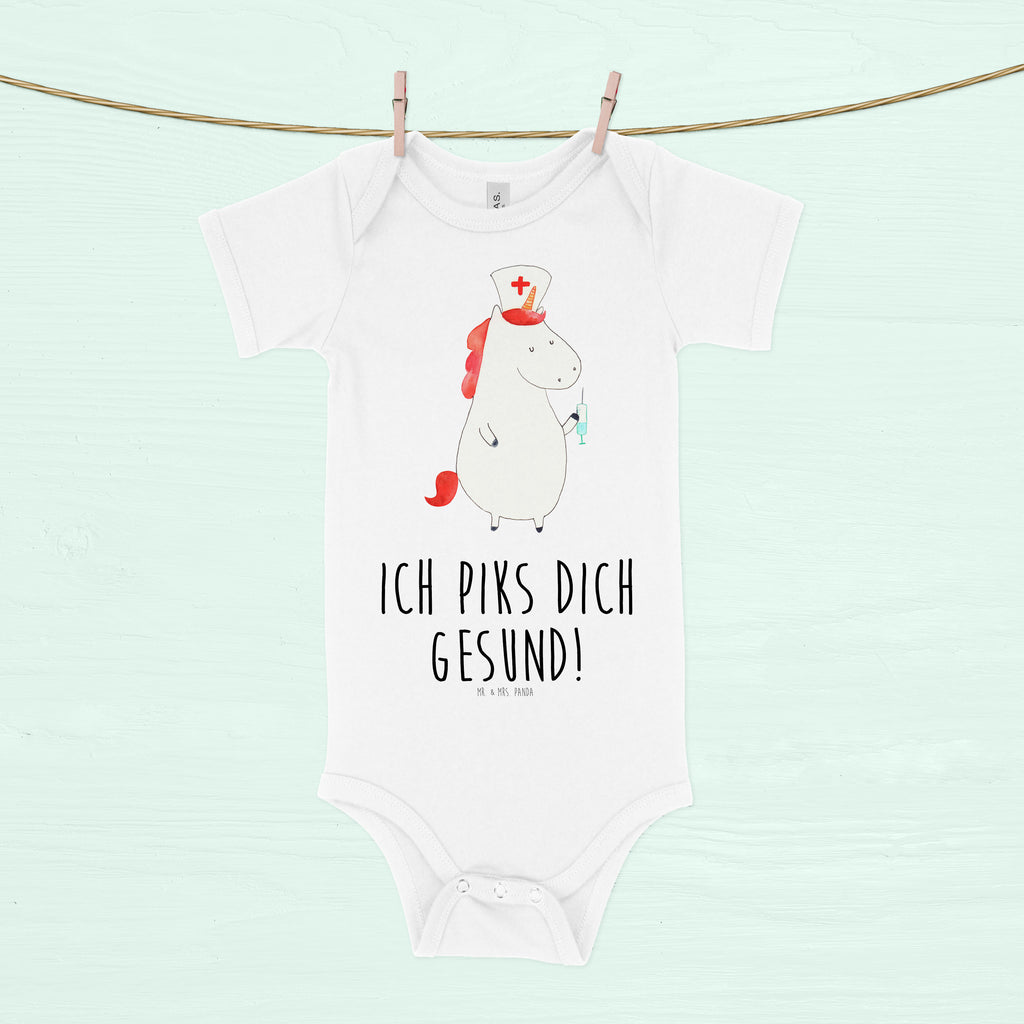Organic Baby Body Einhorn Krankenschwester