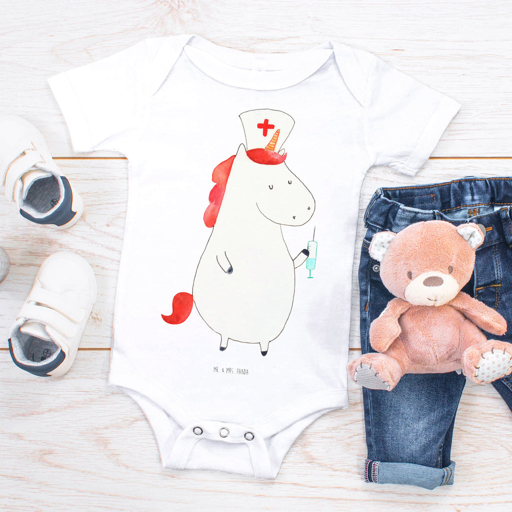 Organic Baby Body Einhorn Krankenschwester