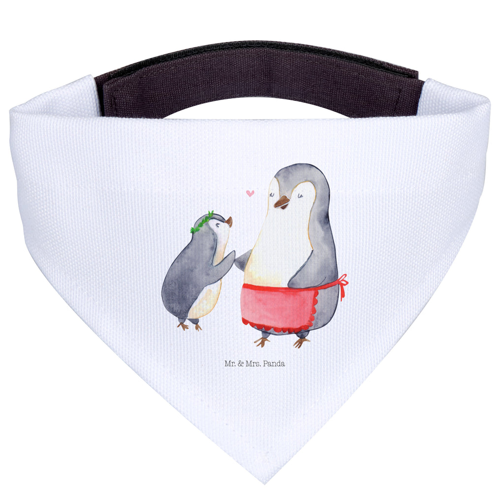 Hundehalstuch Pinguin mit Kind