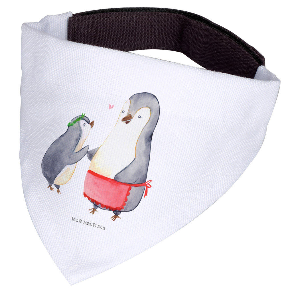 Hundehalstuch Pinguin mit Kind
