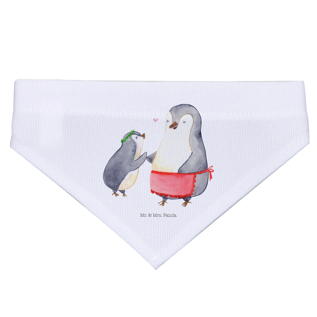 Hundehalstuch Pinguin mit Kind