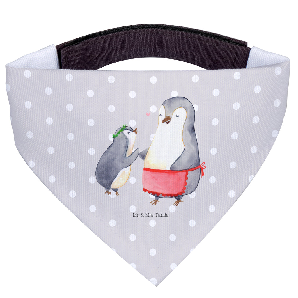 Hundehalstuch Pinguin mit Kind