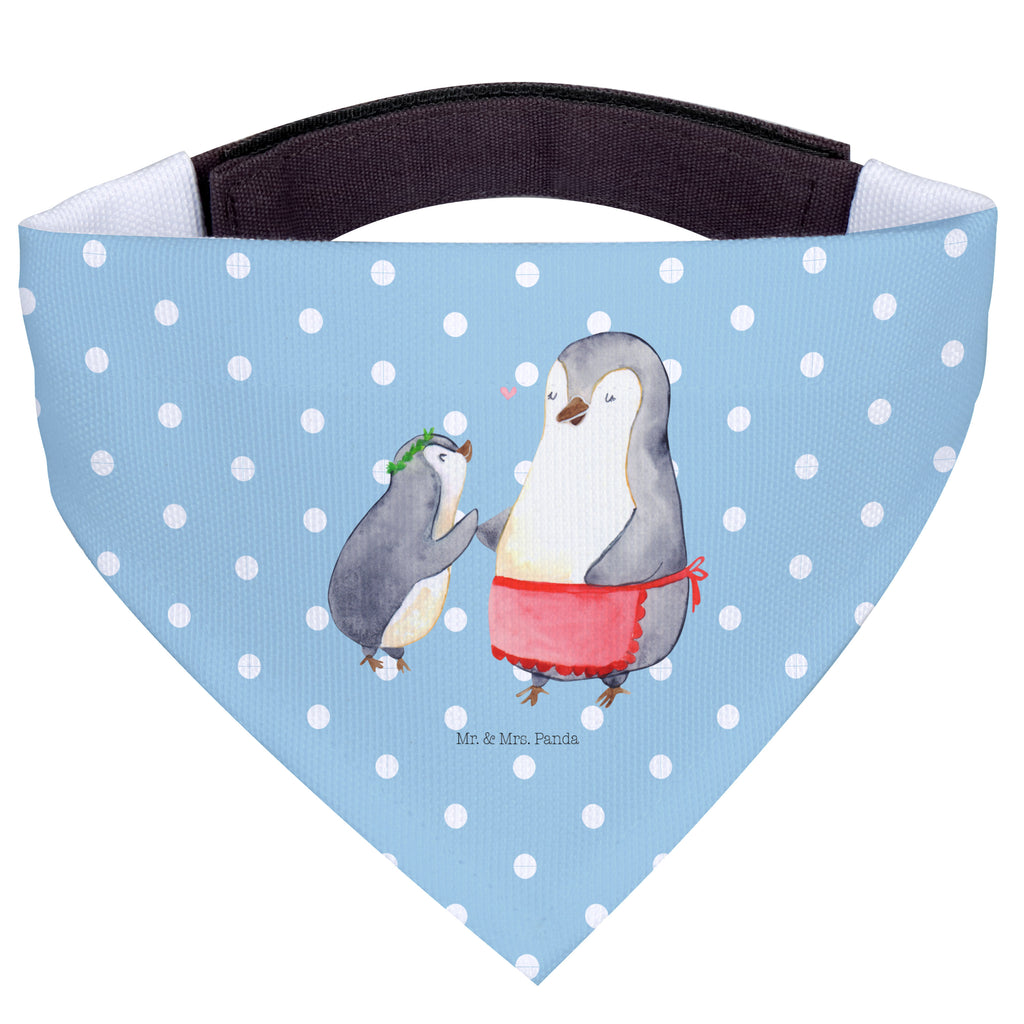 Hundehalstuch Pinguin mit Kind