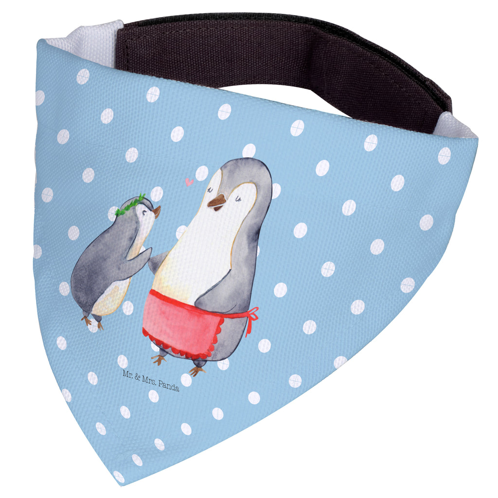 Hundehalstuch Pinguin mit Kind