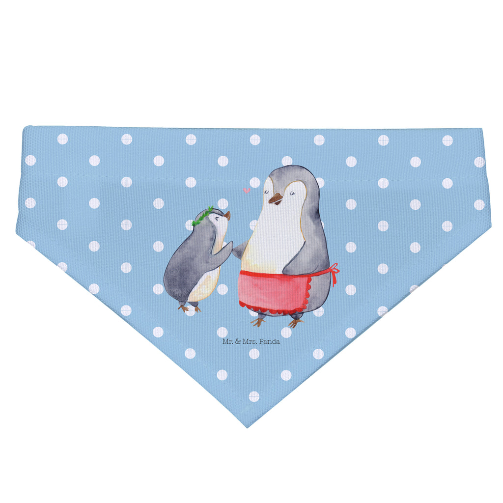 Hundehalstuch Pinguin mit Kind