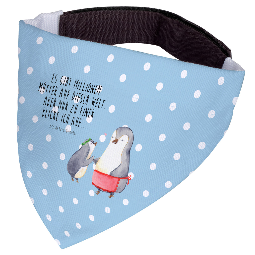 Hundehalstuch Pinguin mit Kind