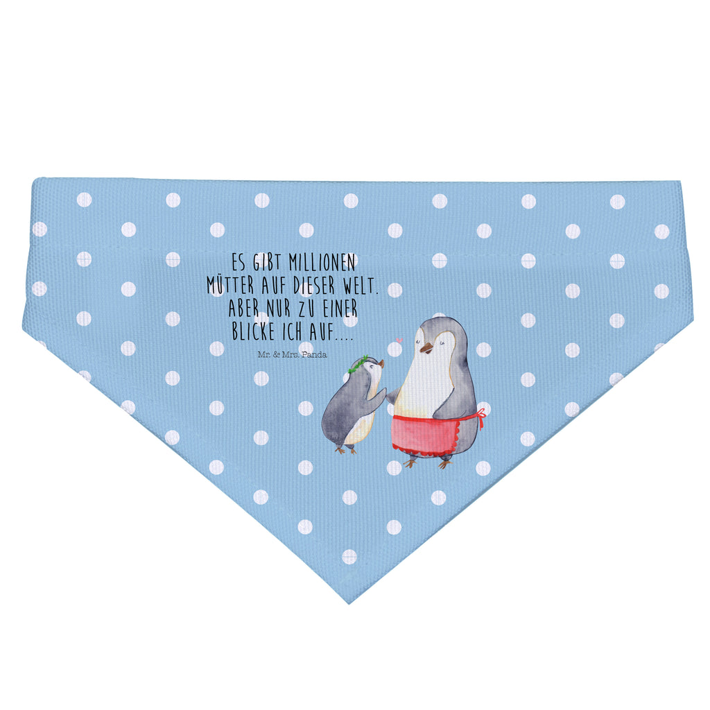 Hundehalstuch Pinguin mit Kind