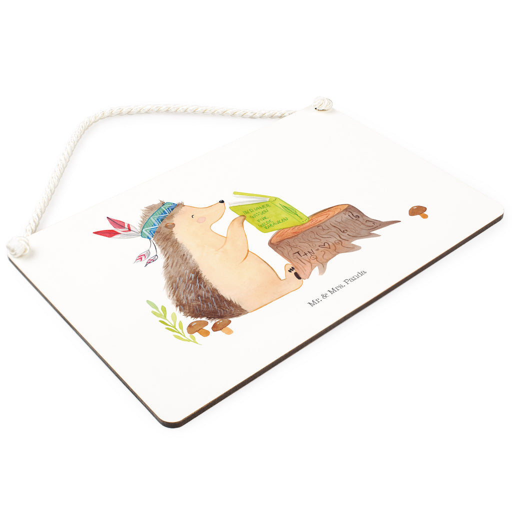 Deko Schild Igel Indianer Igel, Indianer, Abenteuer, Lagerfeuer, Camping Schild, Türschild, Holzschild, Wandschild, Wanddeko  Waldtiere, Tiere
