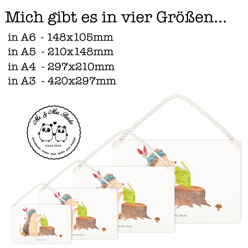 Deko Schild Igel Indianer Igel, Indianer, Abenteuer, Lagerfeuer, Camping Schild, Türschild, Holzschild, Wandschild, Wanddeko  Waldtiere, Tiere