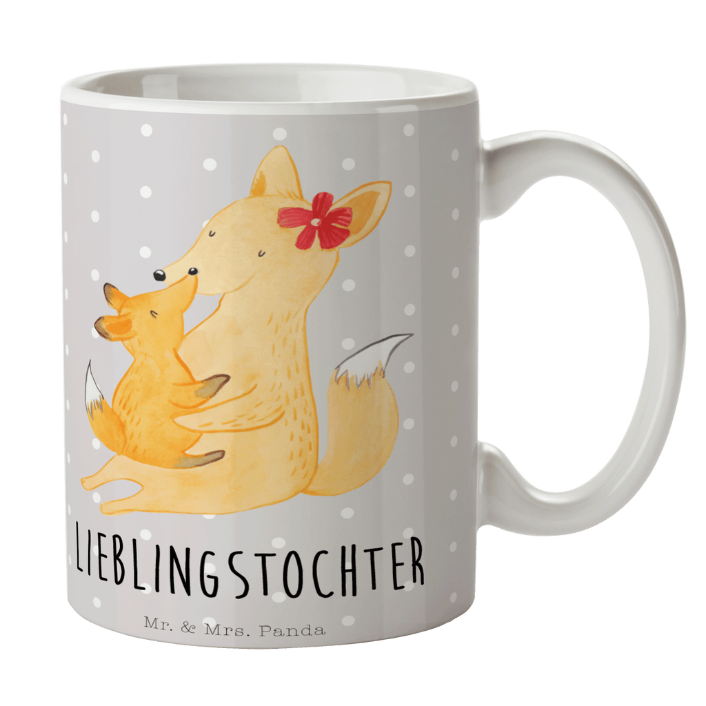 Tasse Fuchs Mama & Kind Mama, Mutter, Tochter, Lieblingstochter, Beste Tochter, Geschenk Becher, Kaffeetasse, Kaffeebecher, Tee, Frühstück, Büro  Familie, Vatertag, Muttertag, Bruder, Schwester, Mama, Papa, Oma, Opa
