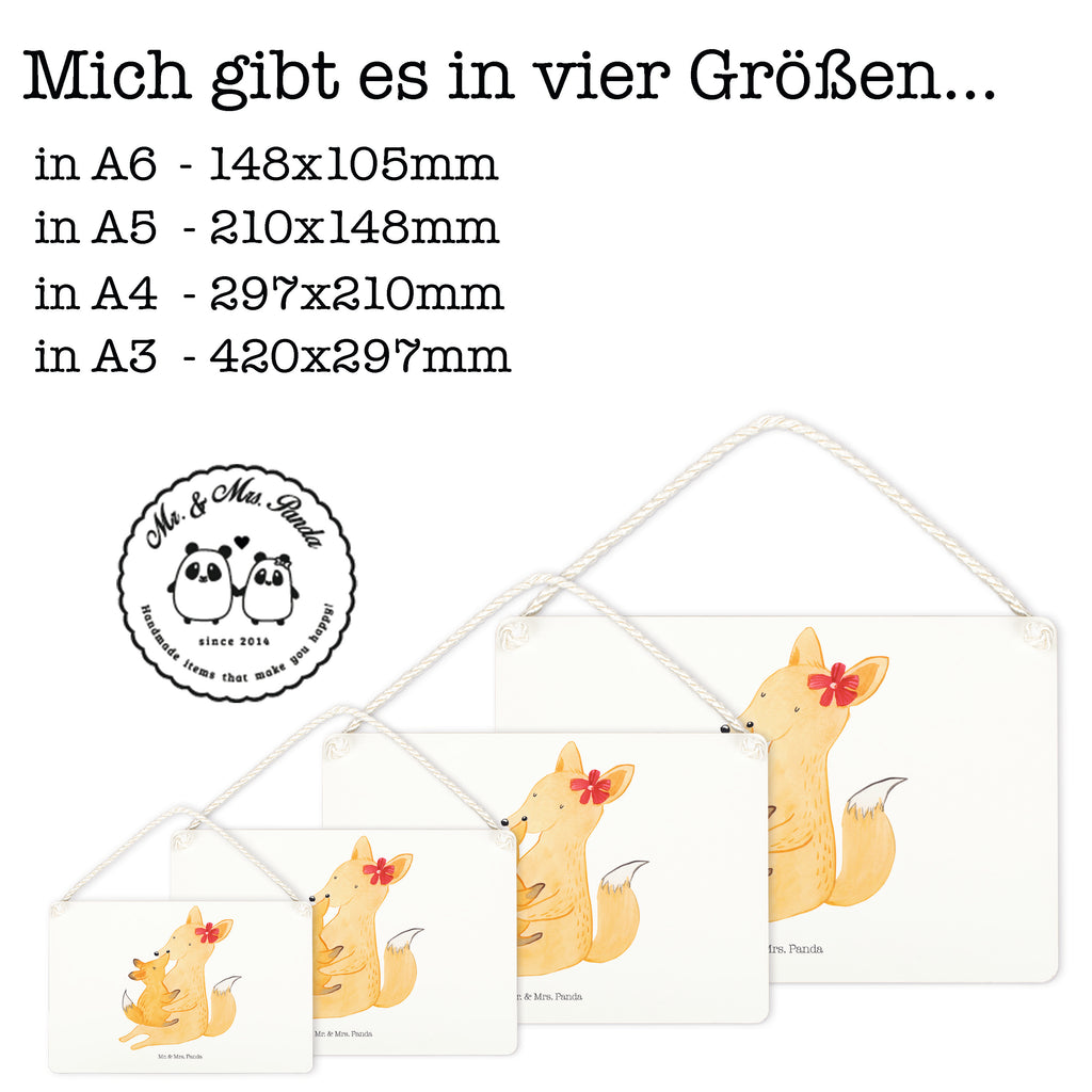 Deko Schild Fuchs Mama & Kind Mama, Mutter, Tochter, Lieblingstochter, Beste Tochter, Geschenk Schild, Türschild, Holzschild, Wandschild, Wanddeko  Familie, Vatertag, Muttertag, Bruder, Schwester, Mama, Papa, Oma, Opa