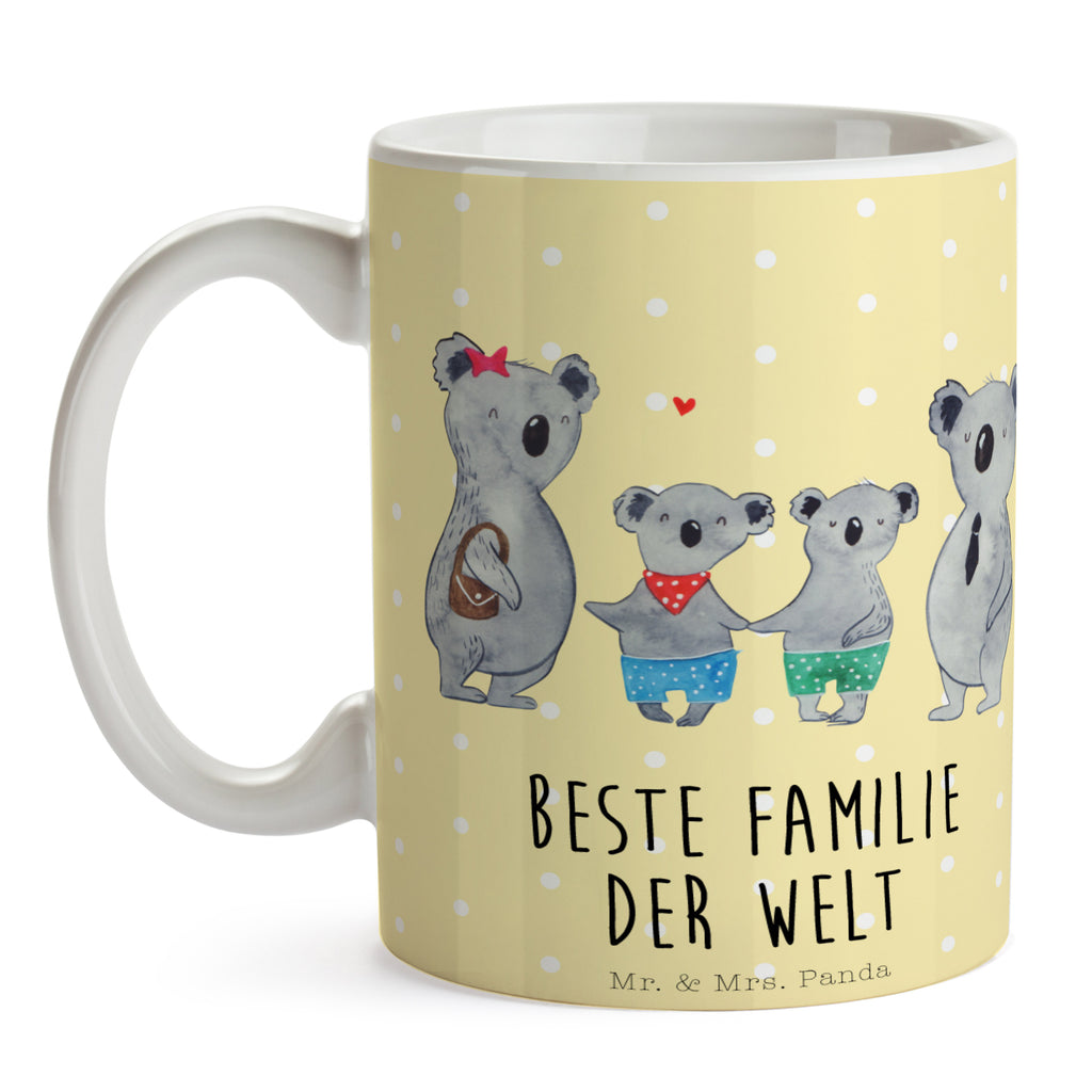 Tasse Koala Familie zwei Koala, Koalabär, Familie, beste Familie, Familienzeit, Familienleben, Koalafamilie, Lieblingsfamilie Becher, Kaffeetasse, Kaffeebecher, Tee, Frühstück, Büro  Familie, Vatertag, Muttertag, Bruder, Schwester, Mama, Papa, Oma, Opa